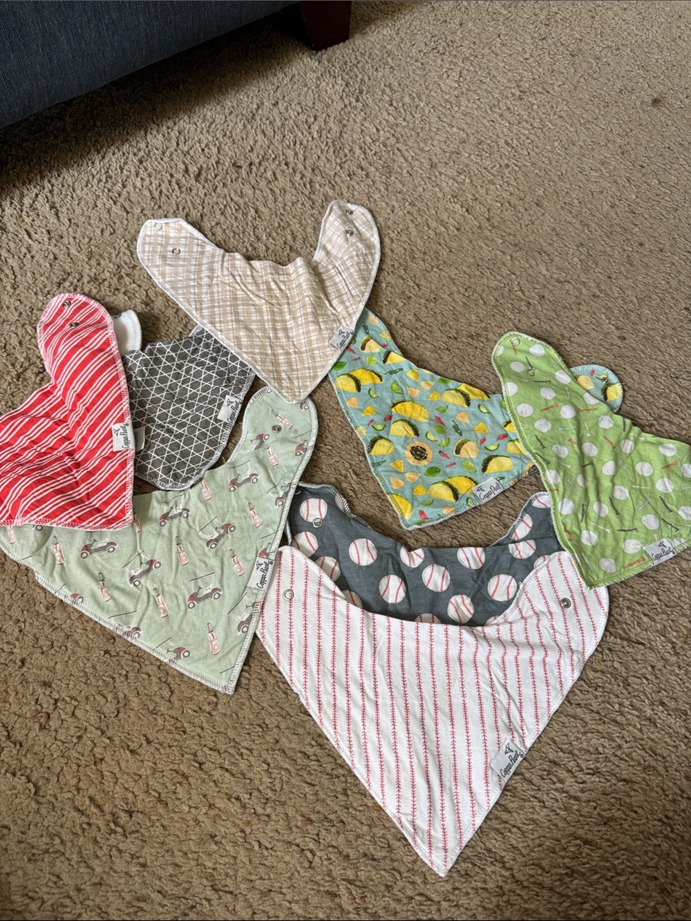 Copper Pearl Bibs